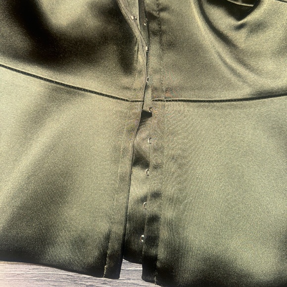 NEW WITH TAGS Ten by Aritzia XS Olive Green Corset Sleeveless Top - Picture 3 of 7